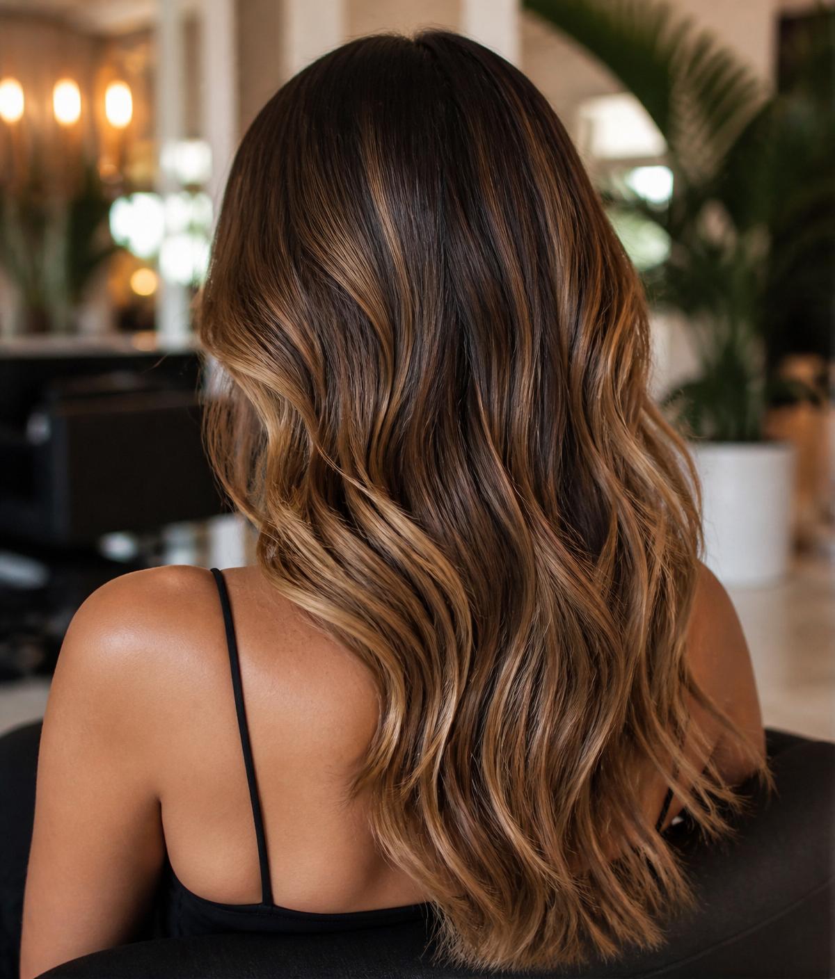Balayage caramelo